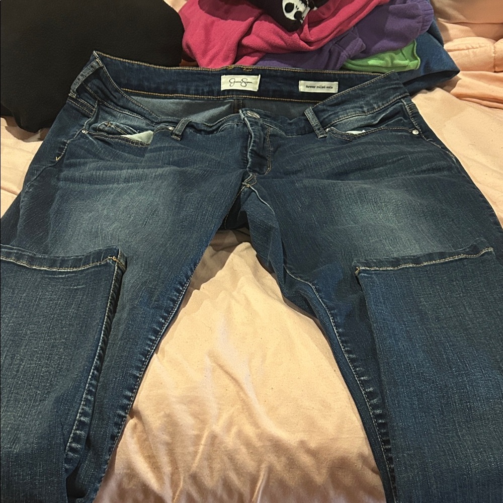 Jessica Simpson Dark Blue Skinny Jeans